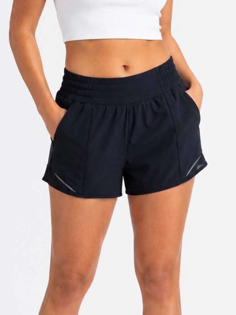 Lululemon Run Smoothly Short Black 4 Sporty Prep Elevated Basics